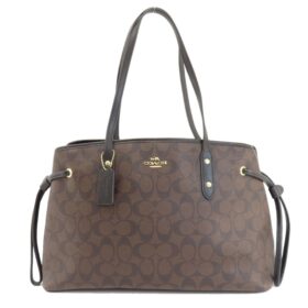 Coach    Pvc Leather Tote Bag