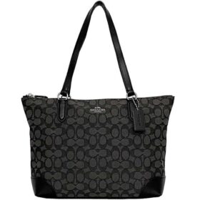 Coach Signature  Signature Line Tote Bag