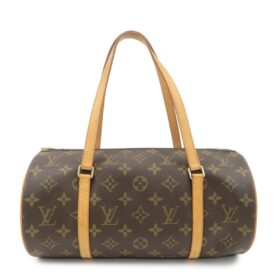 Louis Vuitton Monogram Papillon 30 Hand Bag New Style Brown M51385